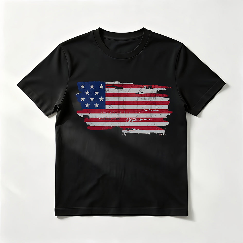 Vintage American Flag Graphic Tee