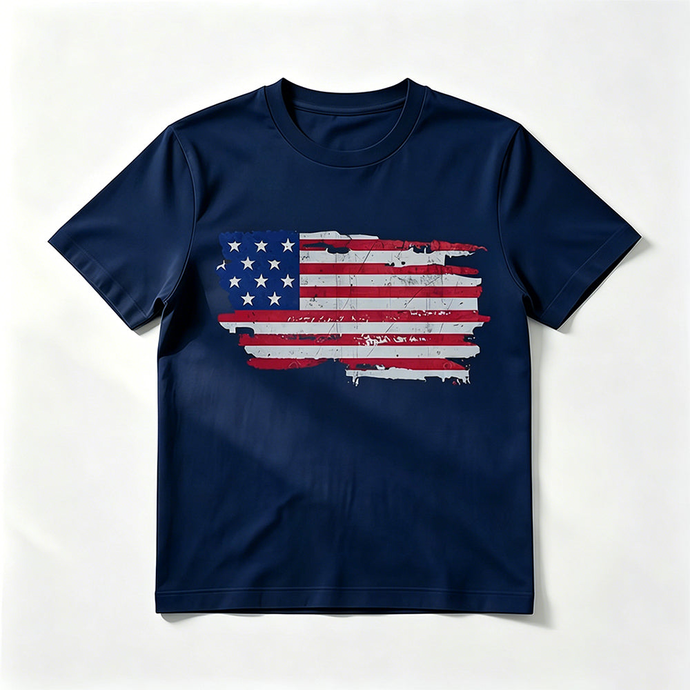 Vintage American Flag Graphic Tee