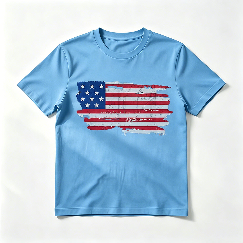 Vintage American Flag Graphic Tee