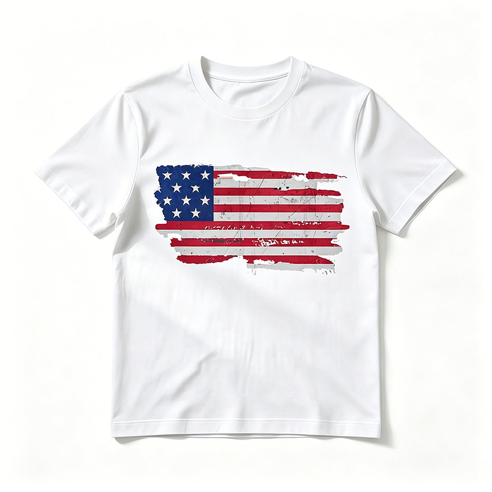 Vintage American Flag Graphic Tee