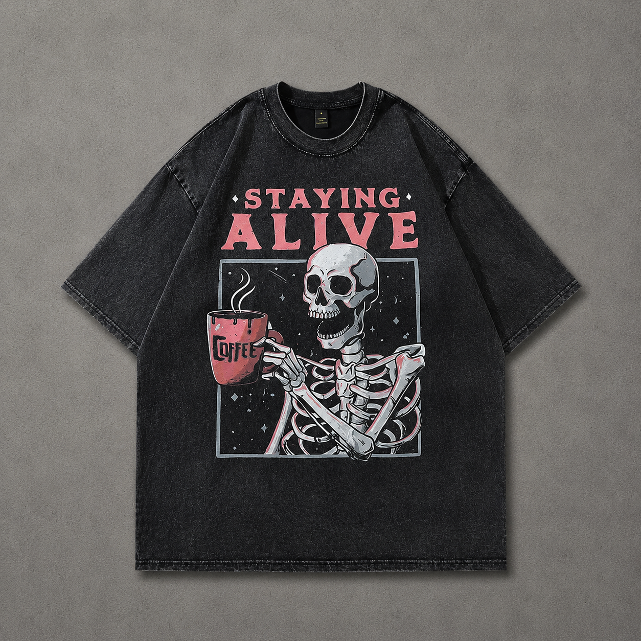Staying Alive Vintage Graphic Tee
