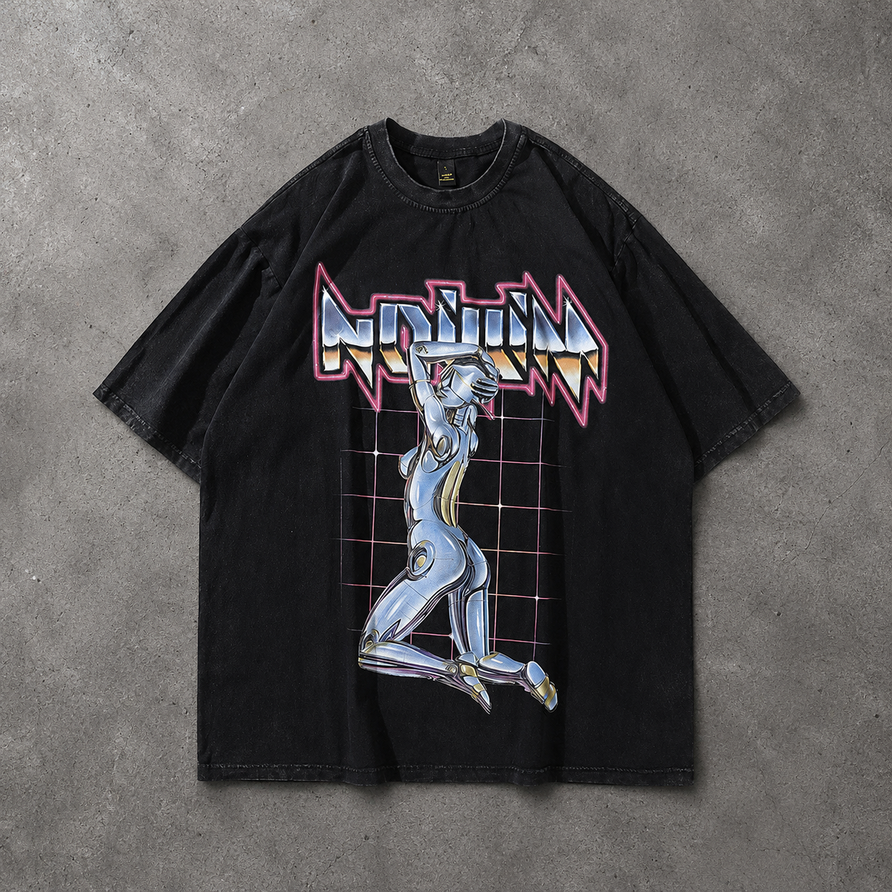 Cyber Nova Washed Graphic Tee