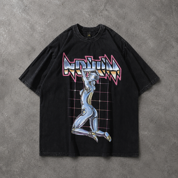 Cyber Nova Washed Graphic Tee