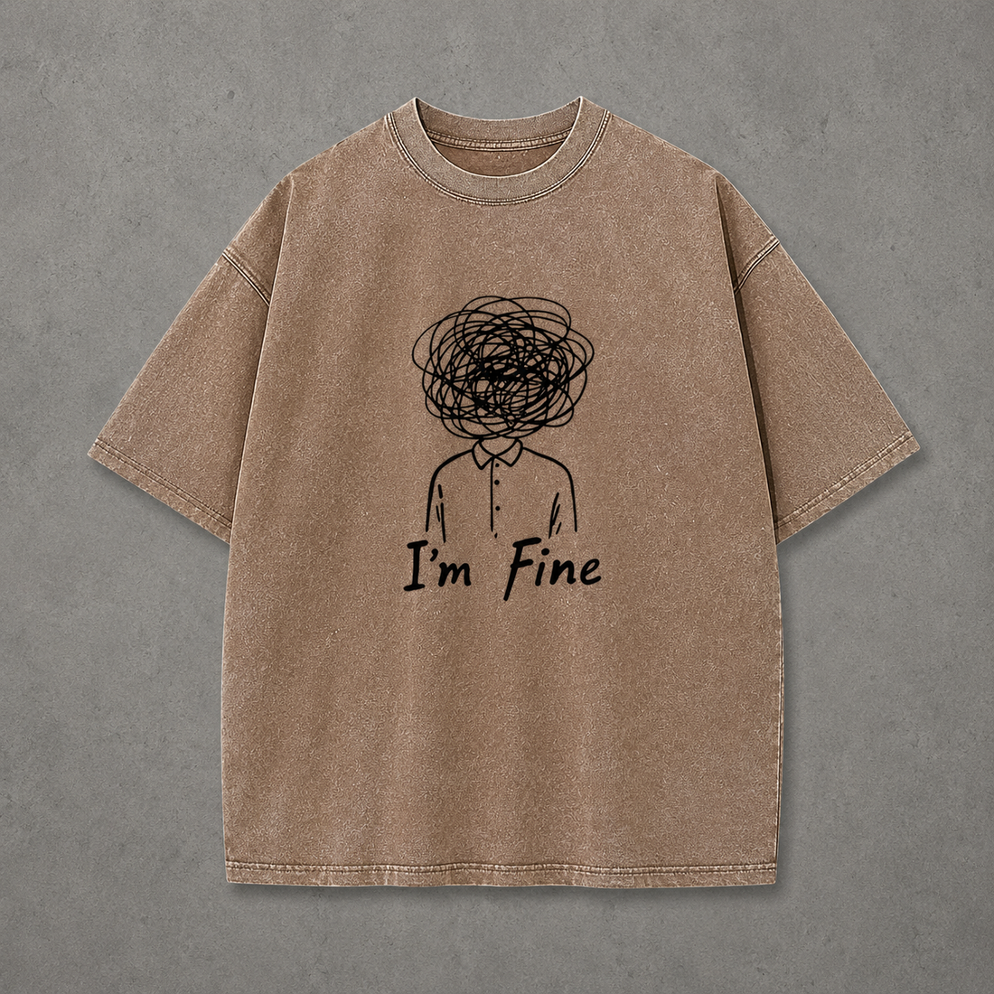 I'm Fine Vintage Graphic Tee