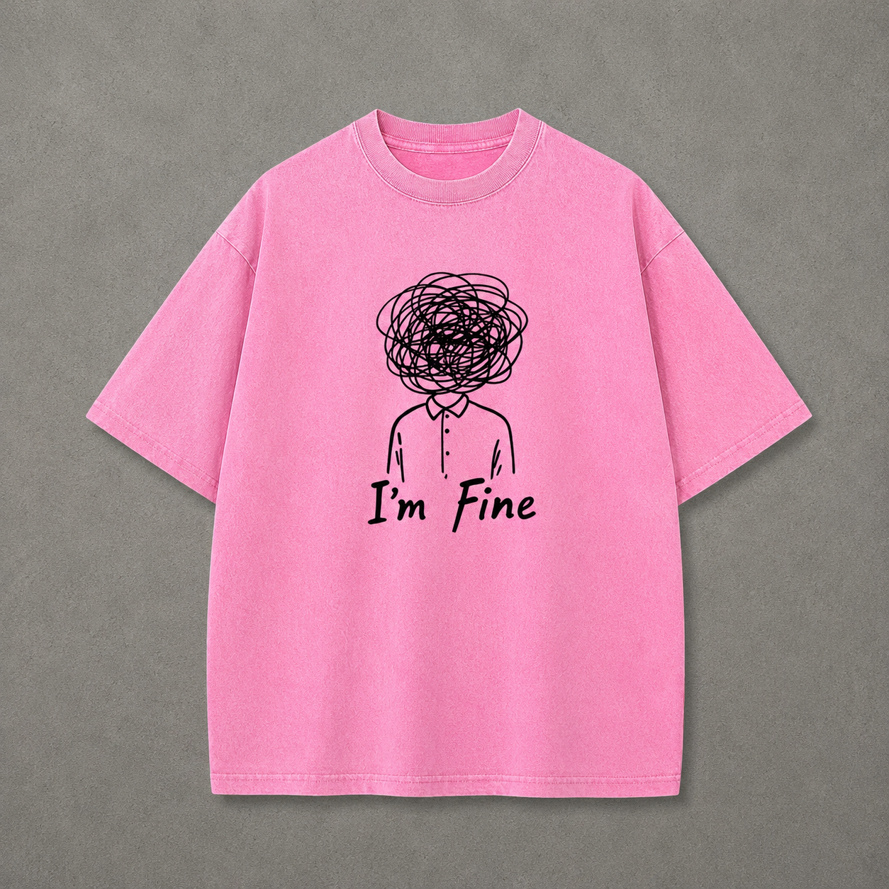 I'm Fine Vintage Graphic Tee