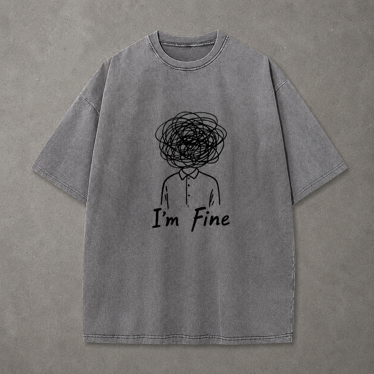 I'm Fine Vintage Graphic Tee